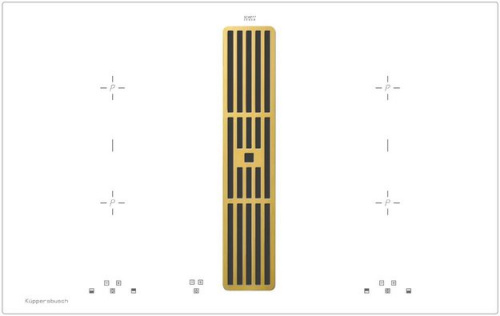 Варочная панель с вытяжкой Kuppersbusch KMI 8500.0 WR Gold